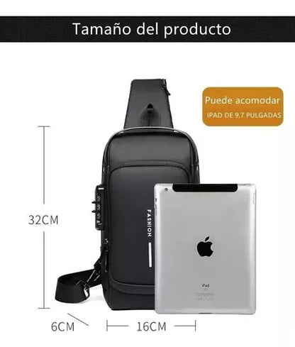 Bandolera Bolso Antirrobo Impermeable